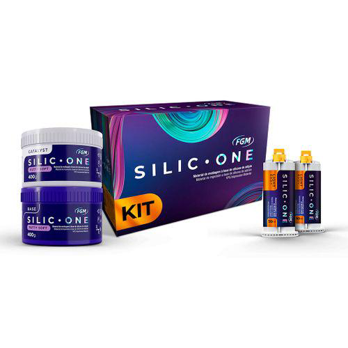 Kit Silicone De Adição Silic One Putty Soft + Light Body Fgm