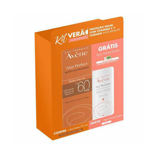 Imagem do produto Kit Avène Protetor Solar Facial Mat Perfect Fluido Com Cor FPS60 40G + Água Termal 50Ml