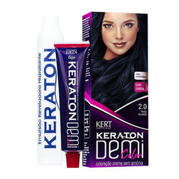 Kit Tonalizante Demi Color 2.0 Preto Azulado Keraton