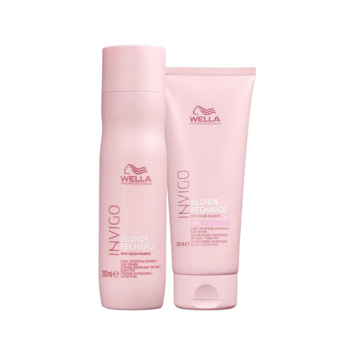 Imagem do produto Kit Wella Invigo Blonde Recharge Shampoo E Condicionador Wella Professionals