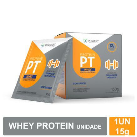 Kit Whey Protein Proteinpt Whey Prodiet Sem Sabor 10 Sachês Ou 150G