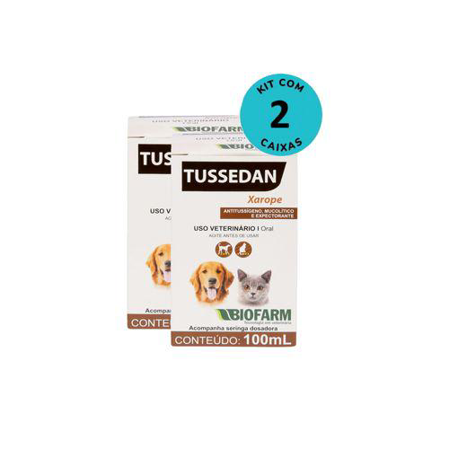 Imagem do produto Kit Xarope Tussedan Biofarm 100Ml C/ 2 Unidades