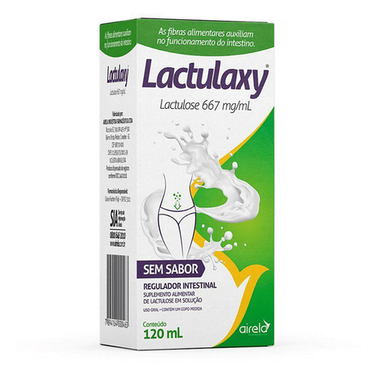 Lactulaxy Regulador Intestinal Sem Sabor Lactulose 120Ml