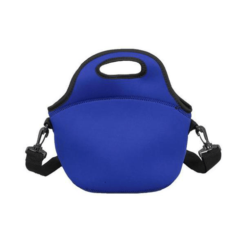 Lancheiras Bolsas Térmicas Marmita Fitness Neoprene Lisos Azul