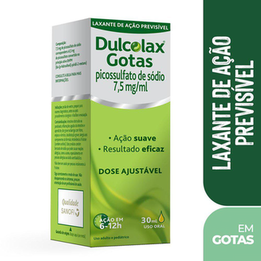 Imagem do produto Laxante Dulcolax 7,5Mg/Ml Gotas 30Ml 30Ml Gotas