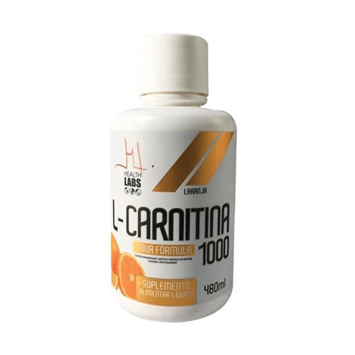 Lcarnitina 1000 Health Labs Sabor Laranja 480Ml