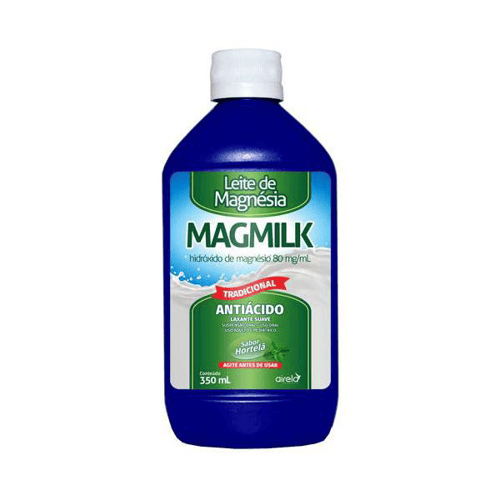 Leite De Magnésia Magmilk Sabor Hortelã 350Ml