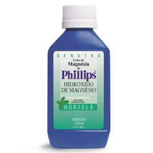 Leite De Magnésia Philips 1200Mg 15Ml 120Ml Hortelã