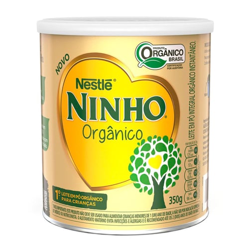 Leite Em Po Ninho Organico 350G