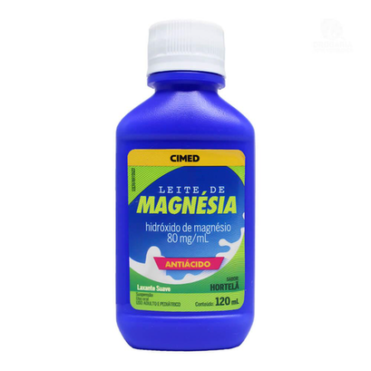 Imagem do produto Leite Magnesia Hortelã 8% Frasco 120Ml