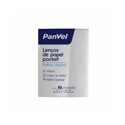 Imagem do produto Lenco De Papel Panvel C/10 Mini