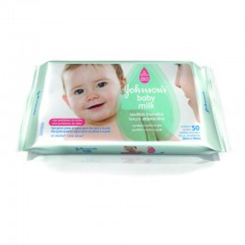 Lenco - Umedecido Johnson Baby Milk C 50 Unidades