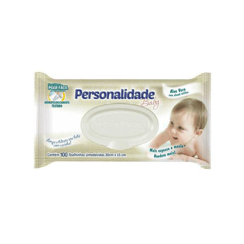 Lenço Umedecido Personalidade Baby Pocket 20Uni