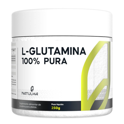 Lglutamina 100% Pura 250G Natulha