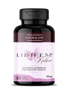 Libifen Natural Day Com 60 Caps 300Mg De Feno Grego