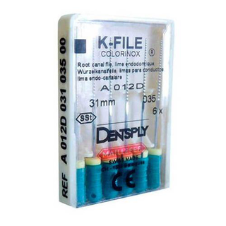 Lima Tipo K Maillefer 31Mm 6Un Dentsply 35 Cód. 25.2150