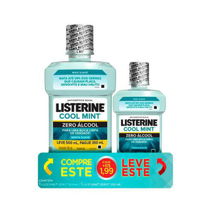 Listerine - Cool Mint 500Ml+250Ml