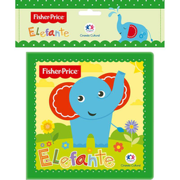 Livro De Banho Fisher Price Com 1 Elefante