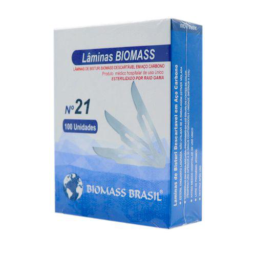 Lmina De Bisturi Aço Carbono N21 Com 100 Biomass Brasil