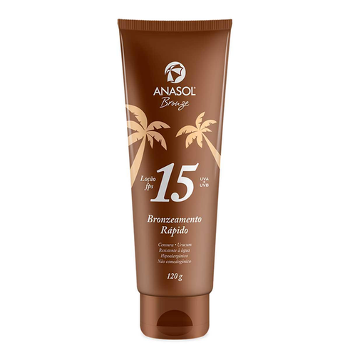 Imagem do produto Loção Bronzeadora Anasol Bronze Fps 15 Com 120G 120G