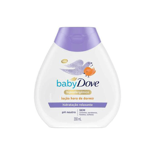 Loção Hidratante Baby Dove Hora De Dormir Hidratação Relaxante Com 200Ml