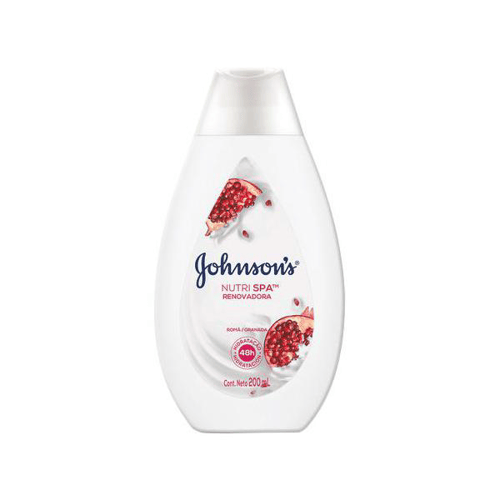 Loção Hidratante Corporal Johnson's Nutri Spa Renovadora Romã 200Ml