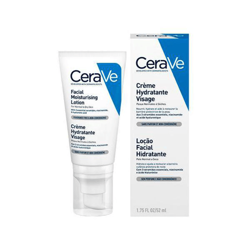 Imagem do produto Loção Hidratante Facial - Cerave Pele Normal A Seca 52Ml