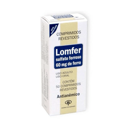 Lomfer Sulfato Ferroso 60Mg Drágeas