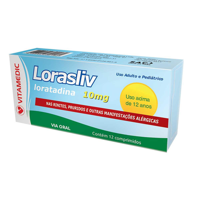 Loraliv 10Mg 12 Comprimidos