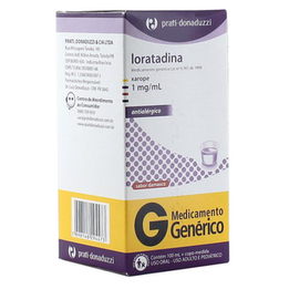 Loratadina Xarope 100Ml Prati Donaduzzi - Prati Donaduzzi Genérico