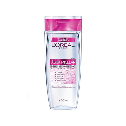 Imagem do produto Loreal Paris Dermo Expertise Agua Micelar Solucao De Limpeza Facial 5 Em 1 400Ml