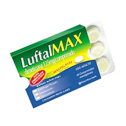 Luftal - Max 10 Comprimidos Mastigáveis