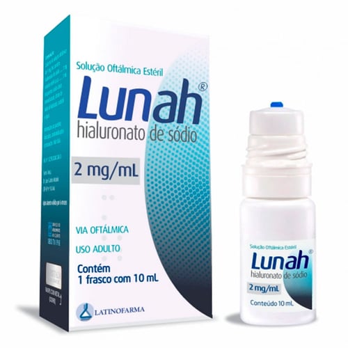 Imagem do produto Lunah - Gotas 2Mg/Ml Solução Oftalmológica Frasco Pe Com 10Ml