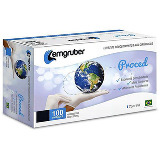 Luva P/Procedimento Lemgruber M Com 100