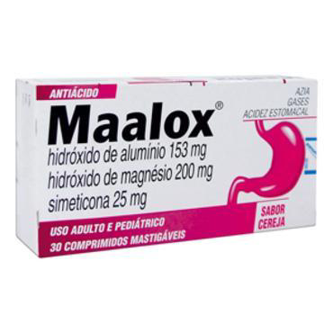 Maalox Plus 153+200+25Mg 300 Comprimidos Mas