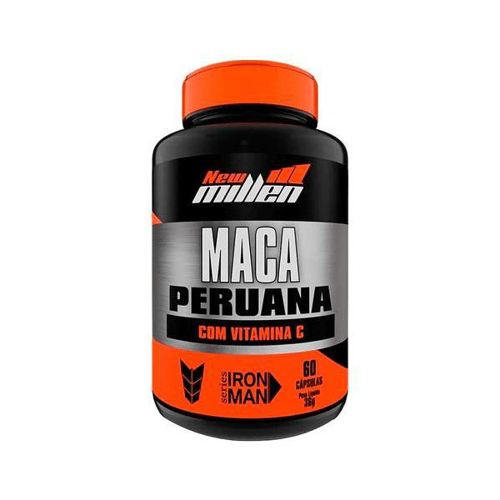 Maca Peruana Com Vitamina C New Millen 60 Cápsulas