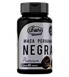 Maçã Peruana Negra Premium Unilife 60 Cápsulas