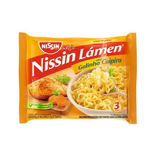 Macarrão Instantneo Nissin Lámen Sabor Galinha Caipira Com 85G