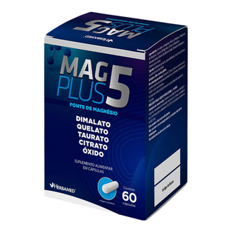 Mag Plus 5 550Mg 60 Cápsulas