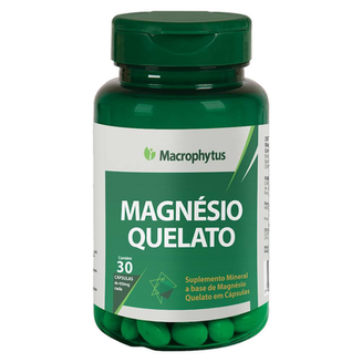 Imagem do produto Magnésio Quelato 450Mg 30 Cápsulas Macrophytus