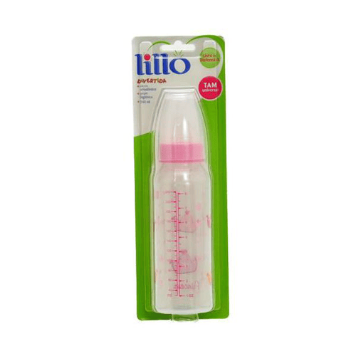 Imagem do produto Mamadeira Lillo - Divertida Rosa 240Ml