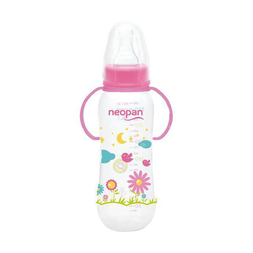 Mamadeira Neopan - Cristalpan Rosa 250Ml 2002