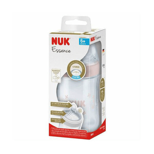 Mamadeira Nuk Essence Smart Flow Girl S2 Com 270Ml