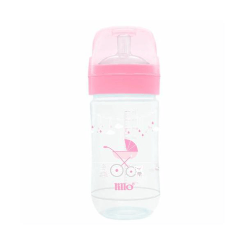 Mamadeira Super Evolution 300Ml Rosa Lillo