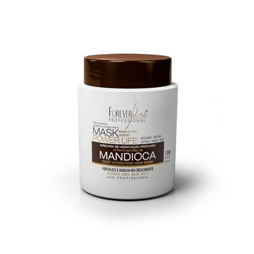 Máscara Hidratante De Mandioca Power Life Forever Liss 250G