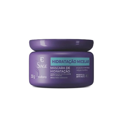 Imagem do produto Máscara Capilar Eudora Siage Hidratação Micelar 250G