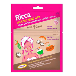 Imagem do produto Mascara Capilar Ricca Hidrtatacao Oleo De Coco E Abobora 30G