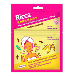 Mascara Capilar Ricca Reconstrucao Banana E Tamarindo 30G