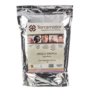 Imagem do produto Máscara De Argila Branca Orgnica De 1Kg Terramater