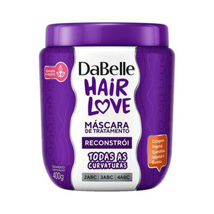 Máscara De Tratamento Dabelle Hair Love Reconstrói Com 400G